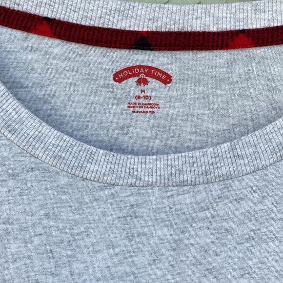 Holiday Time Sz M OH DEER long Sleeve - Picture 5 of 9